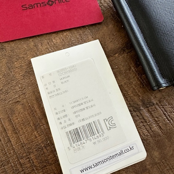 NEW Samsonite Wallet in black leather - Picture 6 of 6